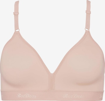 BeeDees Bra 'Soft-BH Microfun N' in Beige: front
