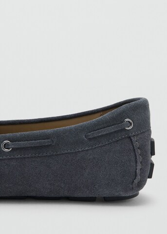 MANGO MAN Moccasins 'Driver' in Grey