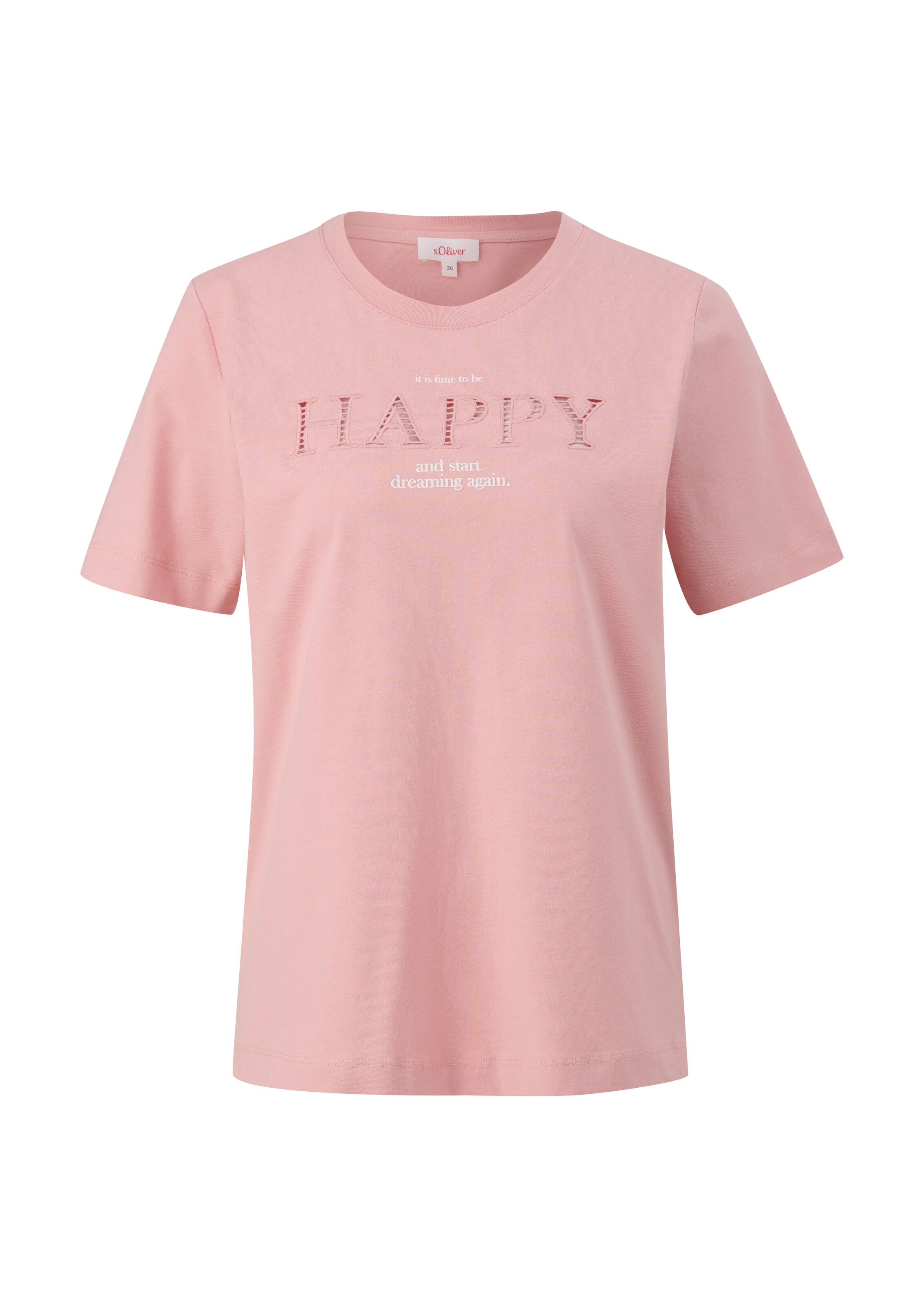 s.Oliver T-Shirt in Pink: Vorderseite