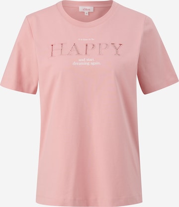 T-shirt s.Oliver en rose : devant