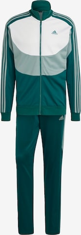 ADIDAS SPORTSWEAR - Fato de treino em verde: frente