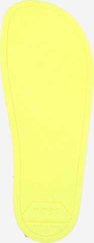 BOSS Black - Sapato aberto 'Bay' em amarelo