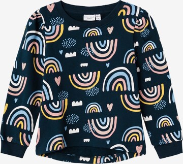 NAME IT Sweatshirt 'VIANJA' i blå: framsida