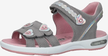 SUPERFIT Sandalen 'Emily' in Grijs: voorkant