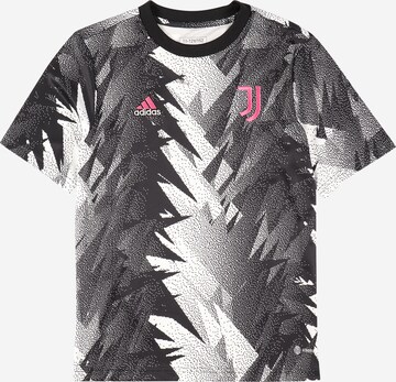T-Shirt fonctionnel 'Juventus Pre-Match' ADIDAS PERFORMANCE en noir : devant