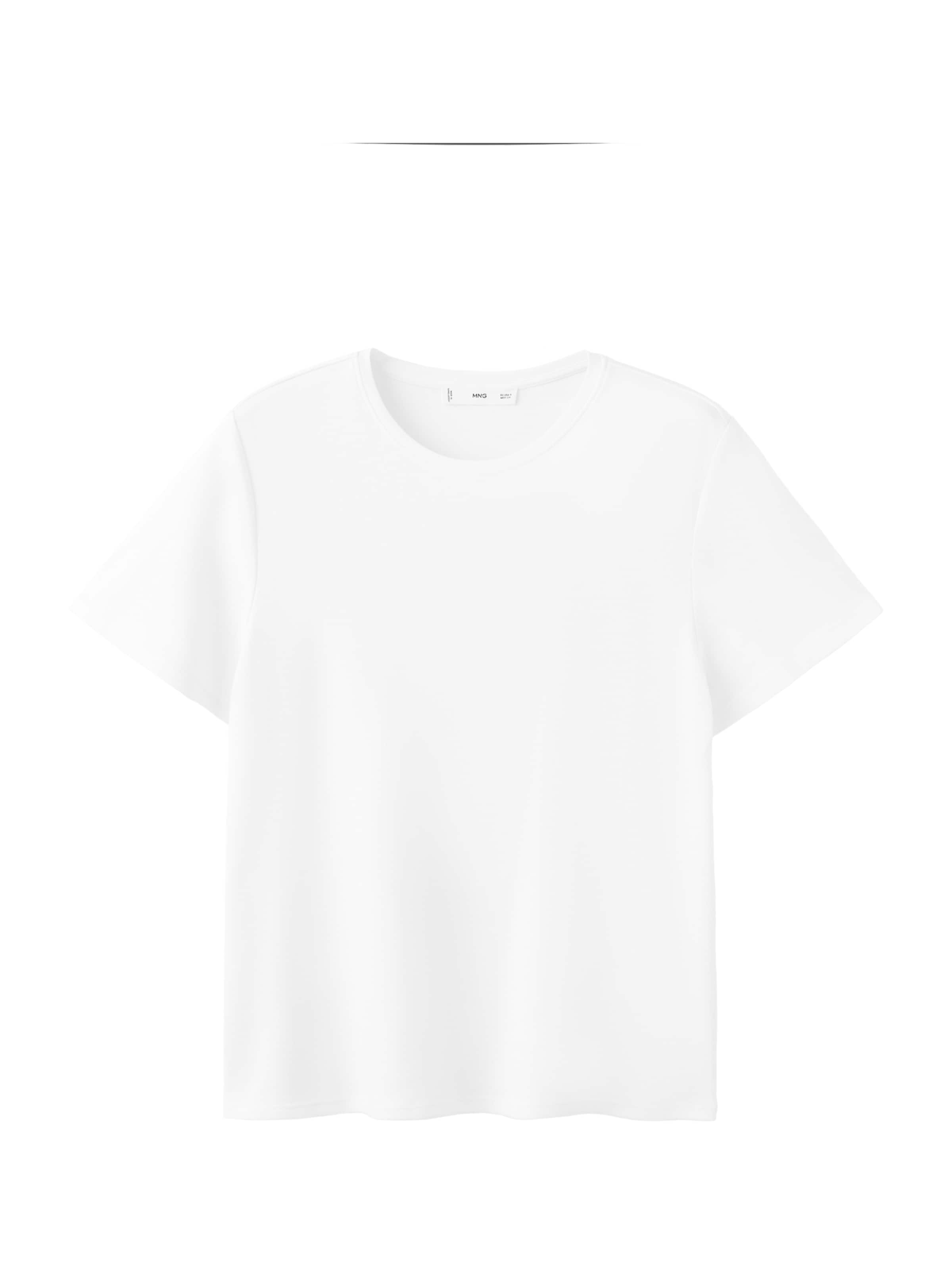 MANGO Shirt 'RITI' in Wit: voorkant