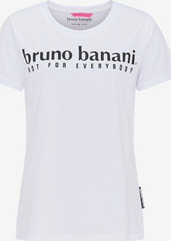 BRUNO BANANI Shirt 'Black' in White: front