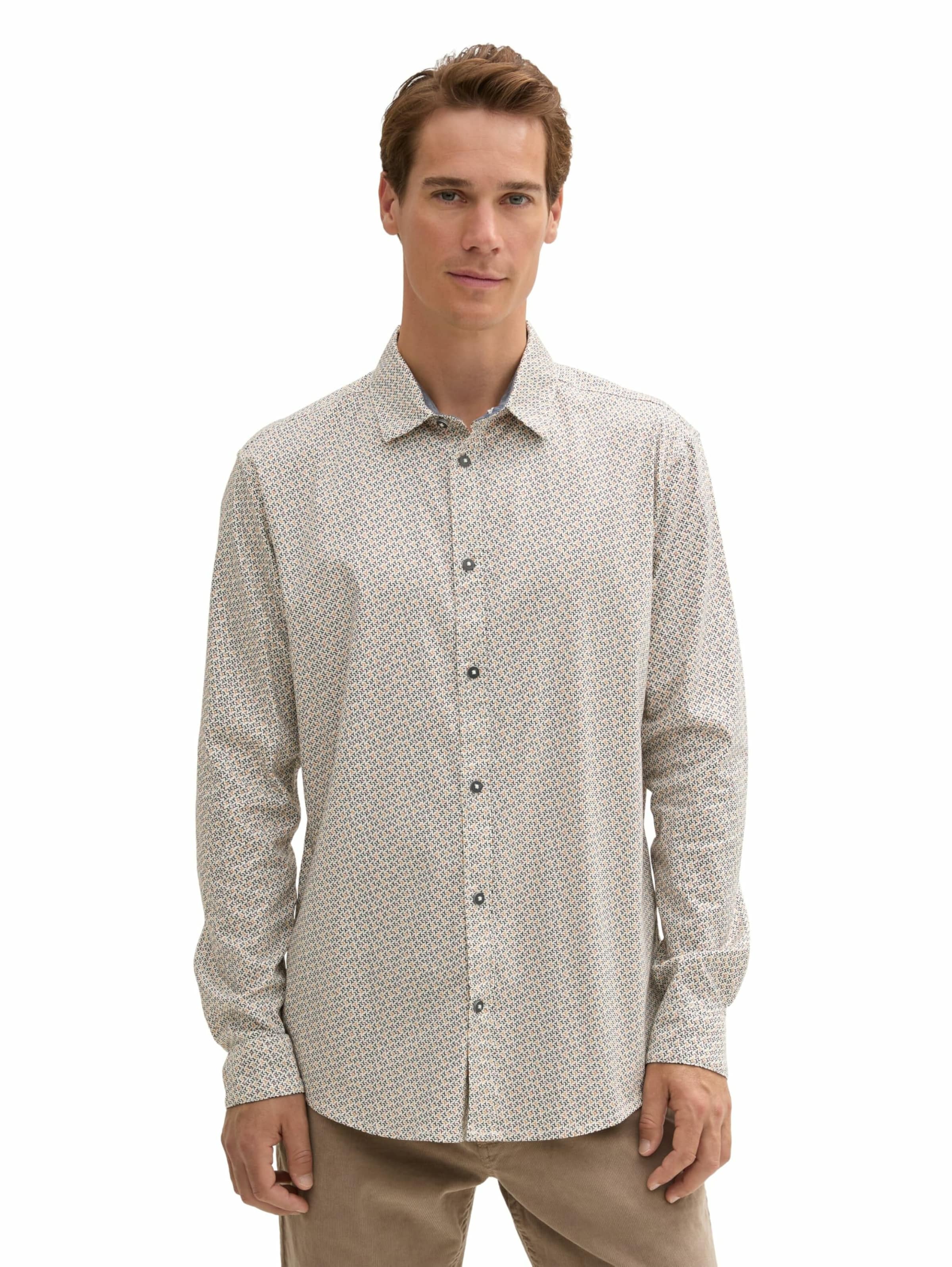 TOM TAILOR Regular Fit Hemd in Grau: Vorderseite