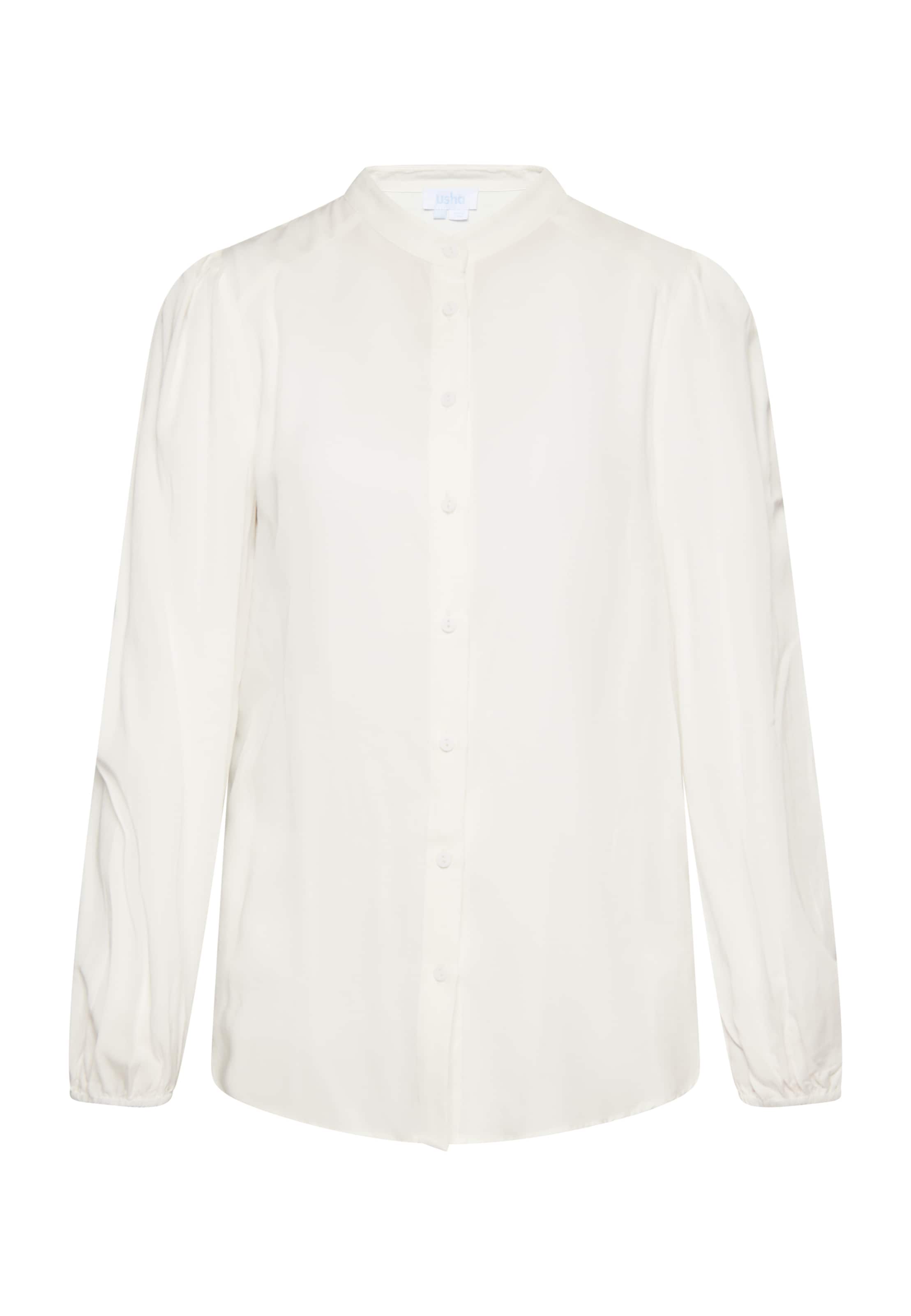 Chemisier usha BLUE LABEL en blanc : devant