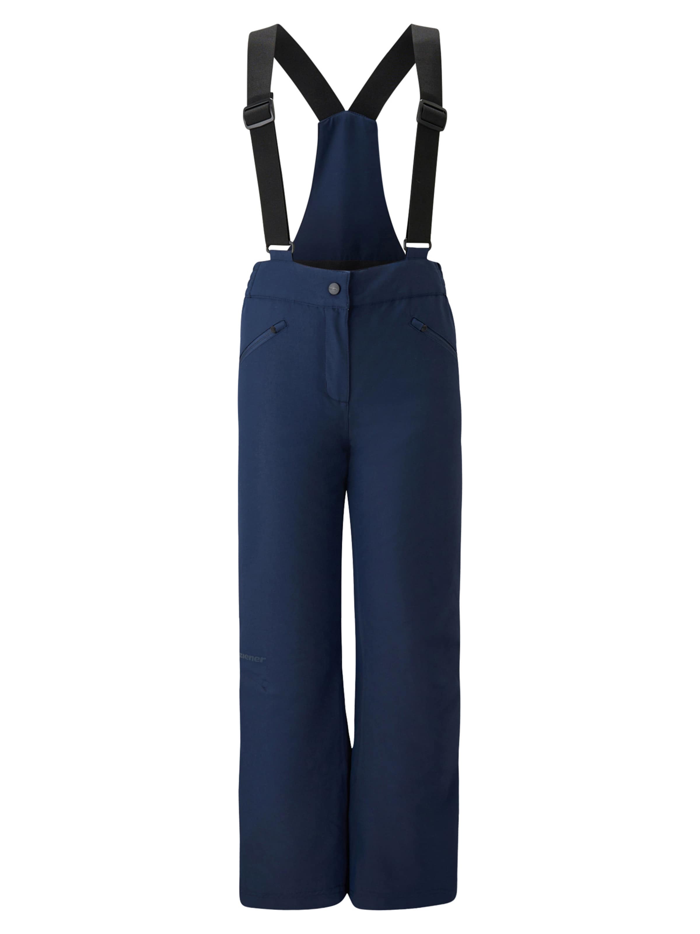 ZIENER Wide leg Workout Pants 'Afia' in Blue: front