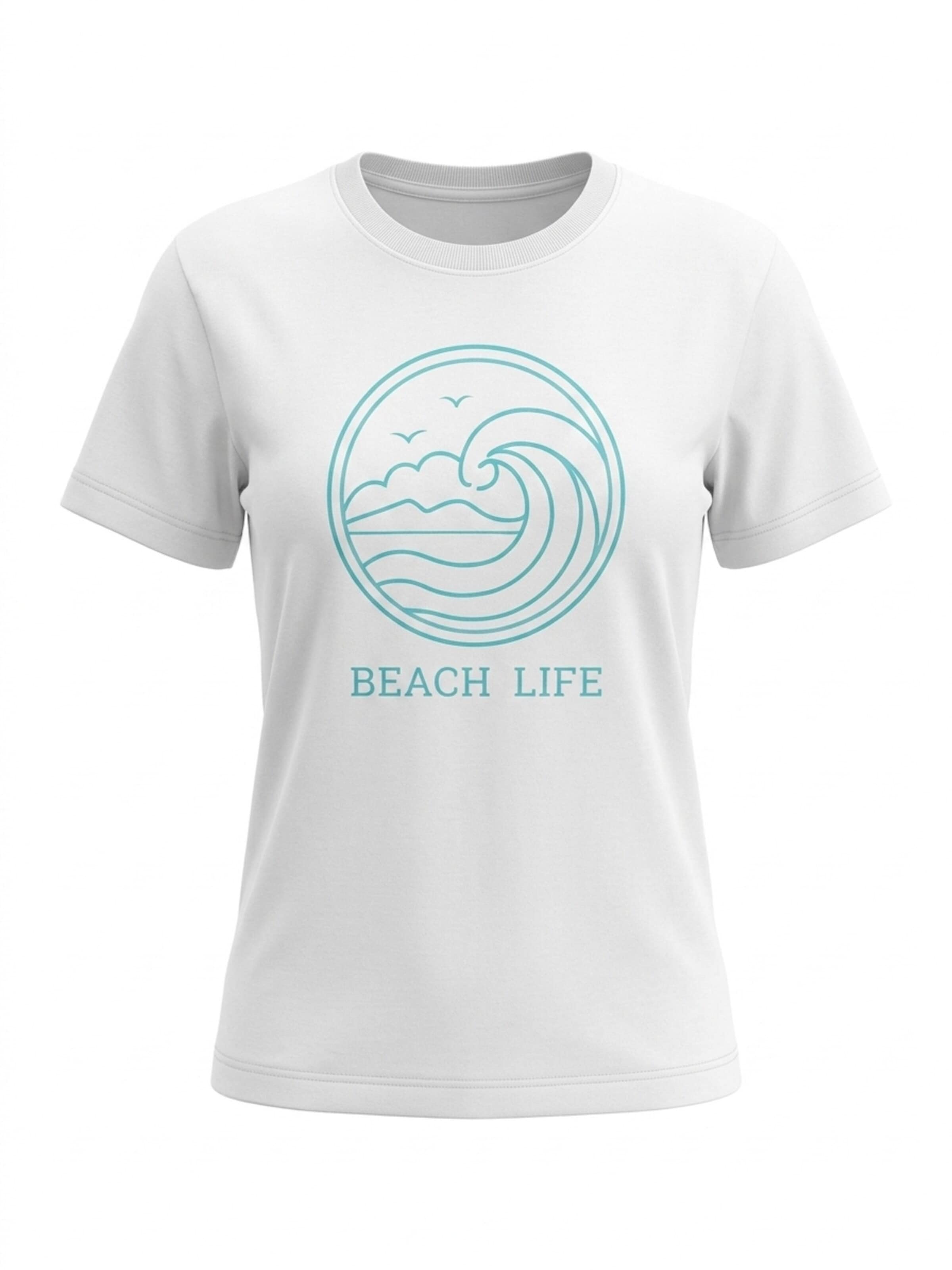 LEAFLETIC - Camiseta 'Leafletic Women’s T-Shirt' en blanco: frente