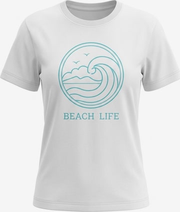 LEAFLETIC - Camiseta 'Leafletic Women’s T-Shirt' en blanco: frente