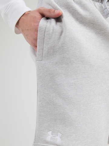 UNDER ARMOUR Regular Workout Pants in Grey