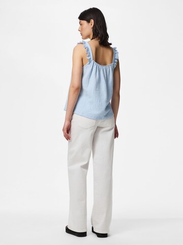 PIECES Top 'PCSastina' in Blauw