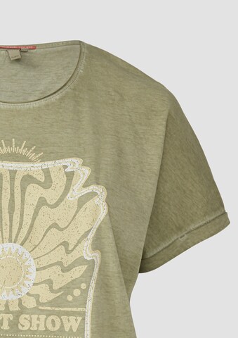 QS T-Shirt in Grün