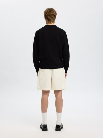 SELECTED Sweatshirt i sort