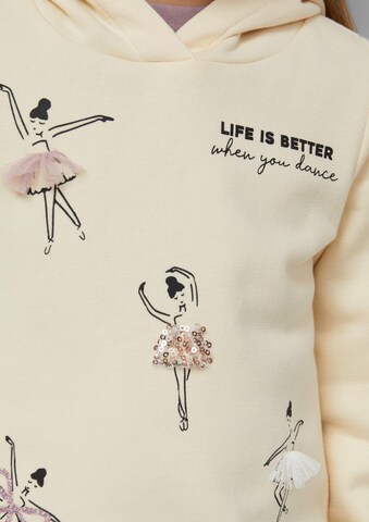 s.Oliver Sweatshirt in Beige