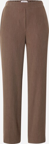 Regular Pantalon 'Kalaya' MSCH COPENHAGEN en marron : devant