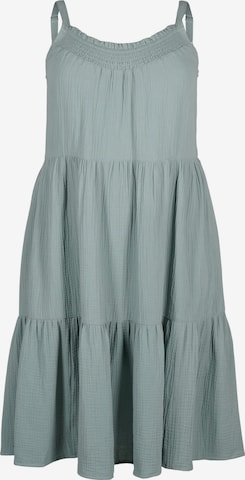 Zizzi Letní šaty 'MRUBI' – zelená: přední strana