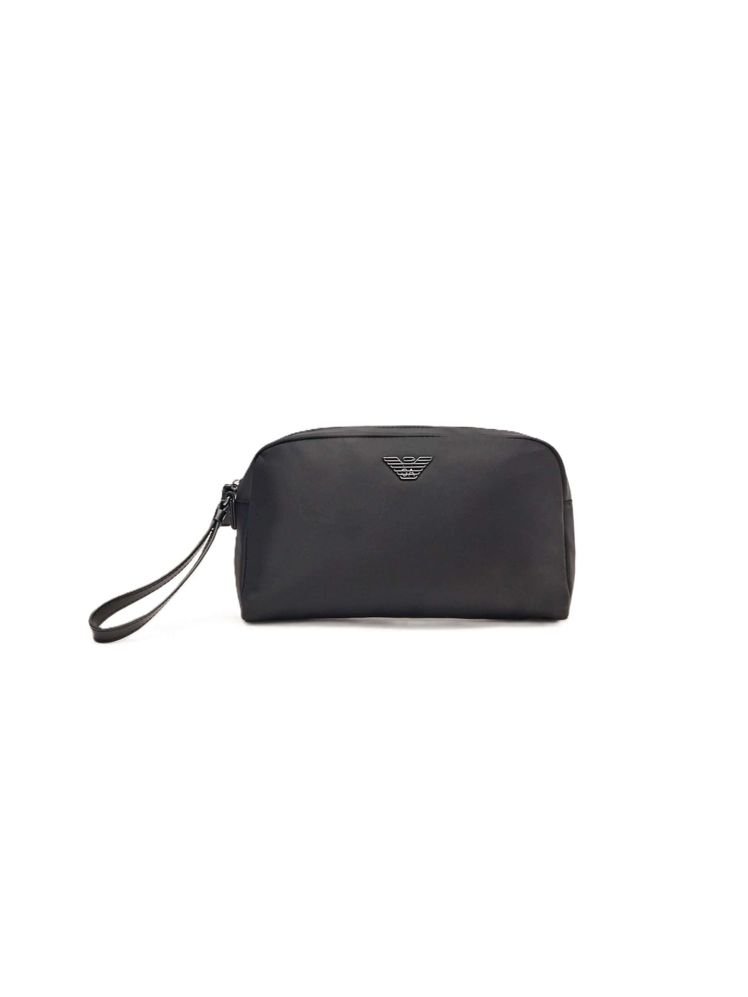 Emporio Armani Kulturtasche 'EM001810 AF13454'‌‌ in Schwarz: Vorderseite