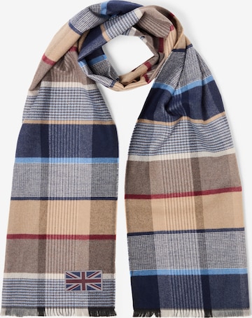 Écharpe ' Holt ' Finshley & Harding London en bleu : devant