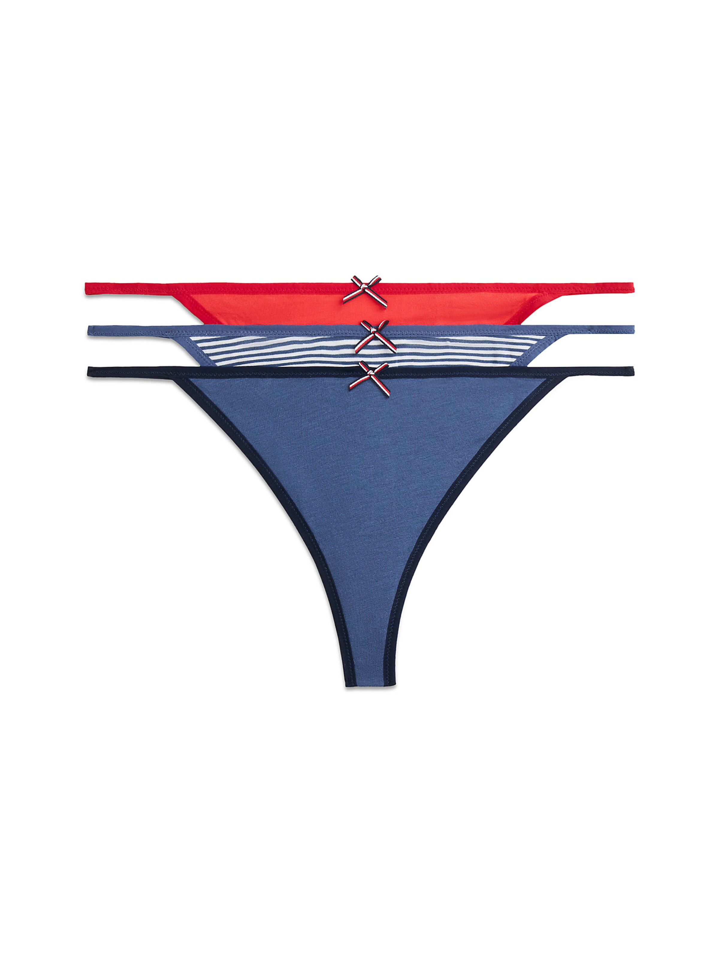String TOMMY HILFIGER en bleu : devant