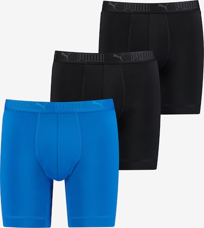 PUMA Boxershorts in blau / schwarz, Produktansicht