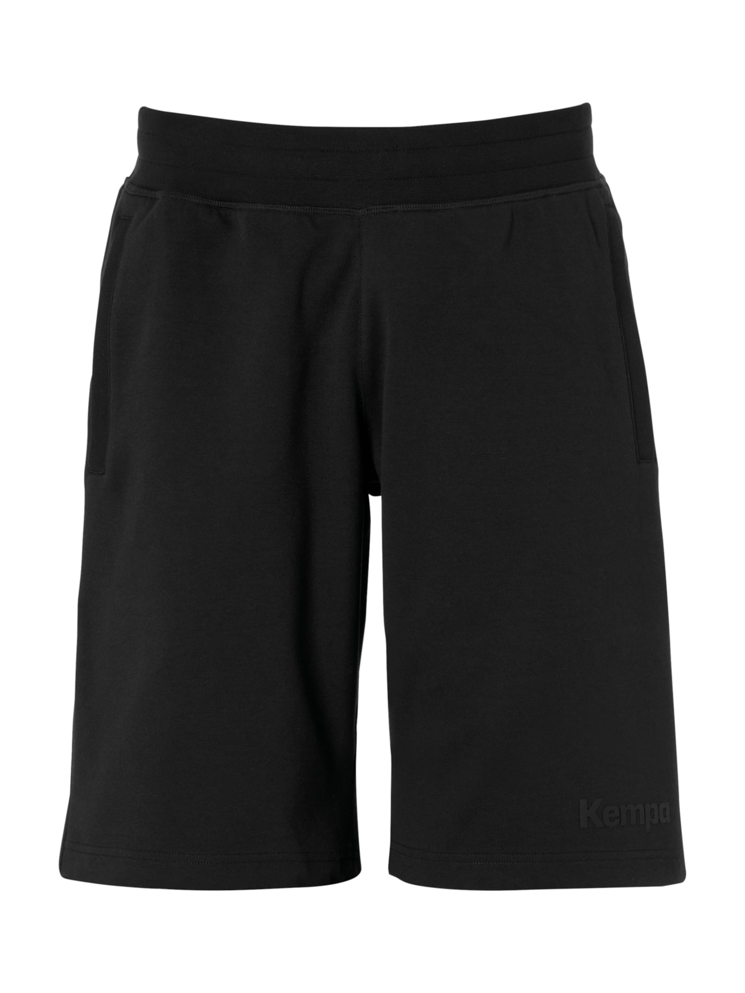 KEMPA Regular Sports trousers in Black: front