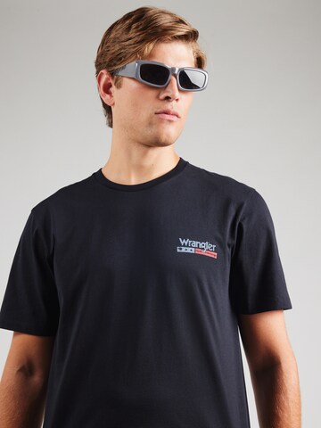 WRANGLER Футболка 'SMALL_AMERICANA' в Синий