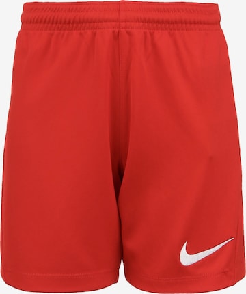 Pantaloni sportivi di NIKE in rosso: frontale