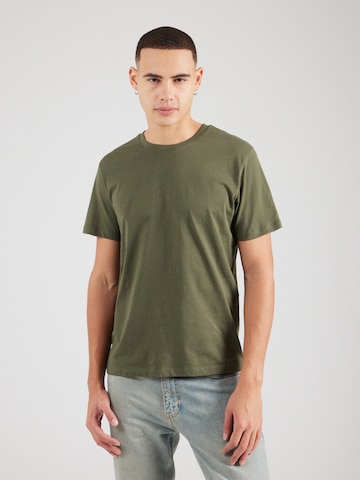 SELECTED HOMME Футболка 'DAN' в Зеленый: спереди