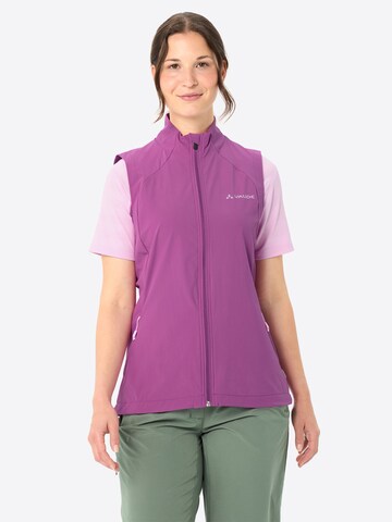 VAUDE Sportweste 'Yaras' in Lila: Vorderseite
