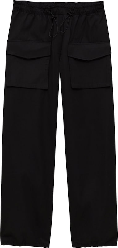 Pull&Bear Loosefit Hose in Schwarz ER7134 Pull&Bear Loosefit Hose in Schwarz ER7134