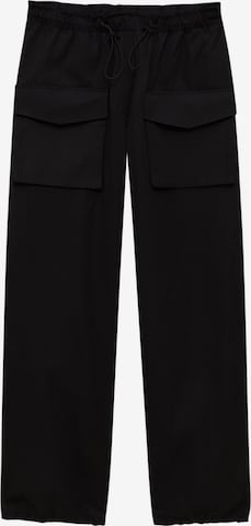 Pull&Bear Loosefit Hose in Schwarz: predná strana