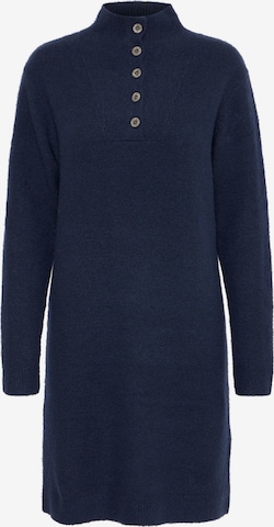 b.young Strikkjole i blå: forside