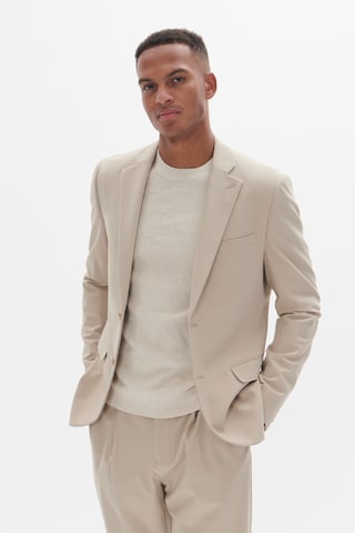 Matinique Regular Fit Sakko 'George' in Beige: Vorderseite