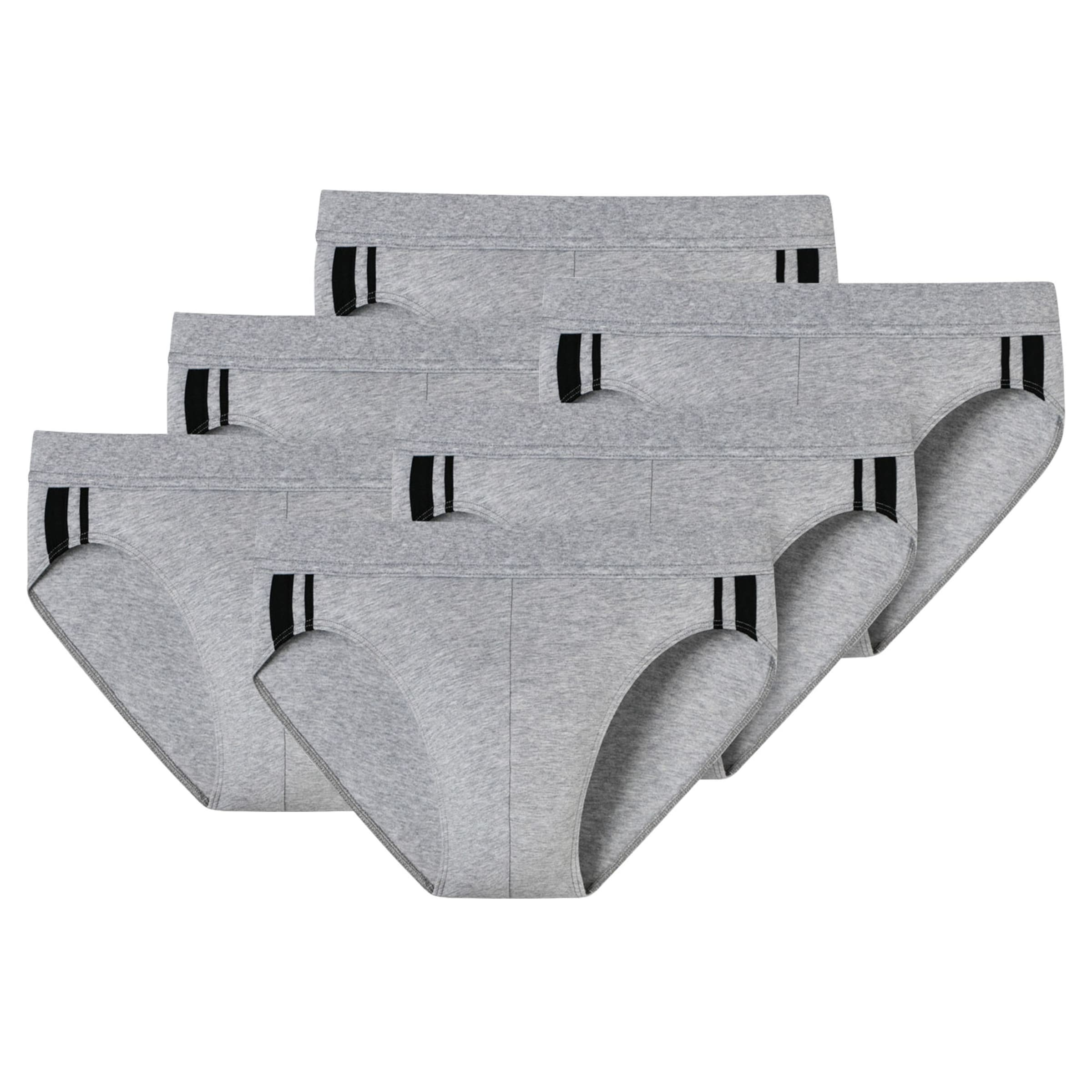 SCHIESSER Slipy – šedá: přední strana