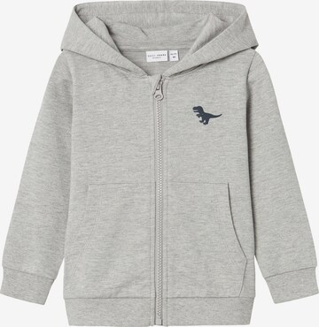 NAME IT Sweatjacke 'Valon' in Grau: predná strana