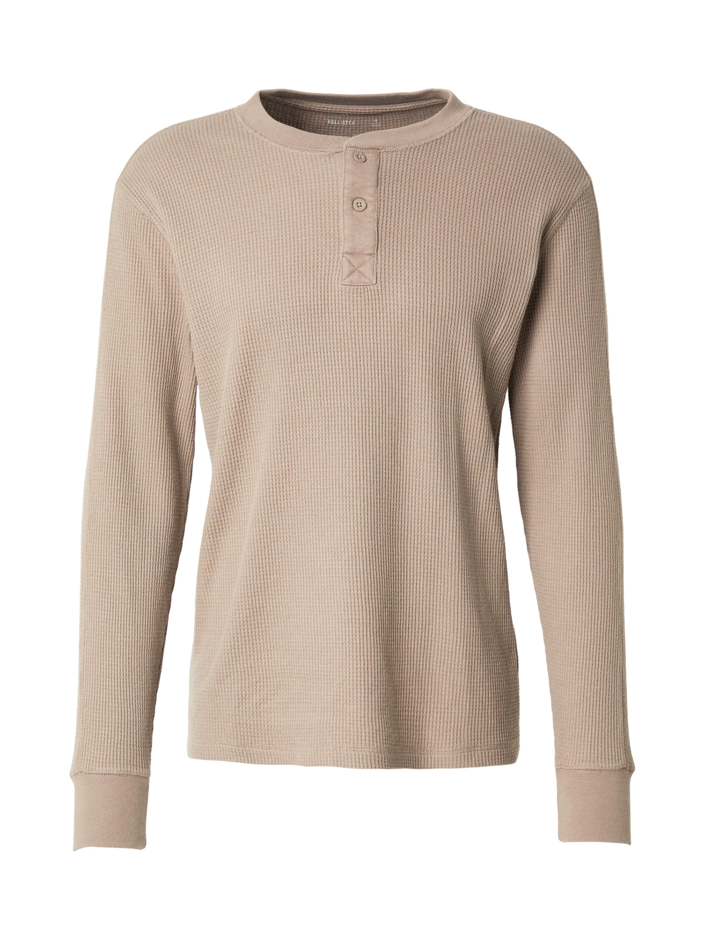 HOLLISTER Shirt in Brown: front