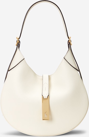 Geantă de umăr Polo Ralph Lauren pe fildeş, Vizualizare produs