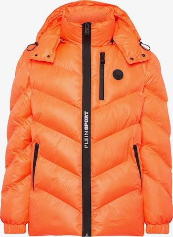 Plein Sport Winter jacket 'Tiger' in Orange: front