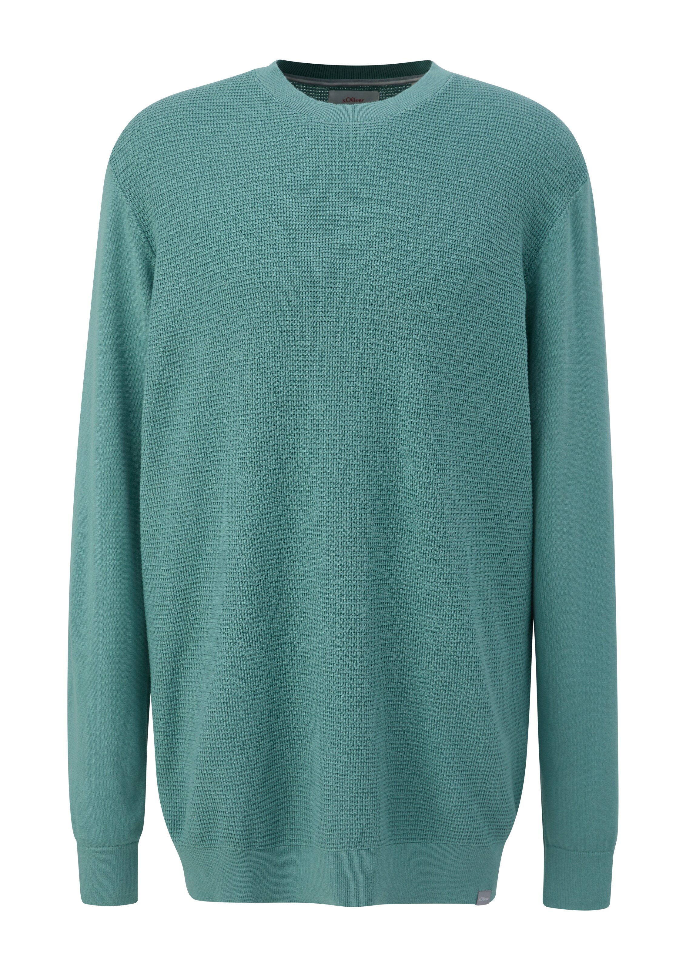 s.Oliver Men Tall Sizes Pullover in Grün: Vorderseite