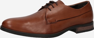 JACK & JONES - Zapatos con cordón en marrón: frente