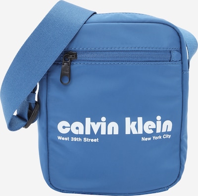 Calvin Klein Olkalaukku värissä kyyhkynsininen / valkoinen, Tuotenäkymä