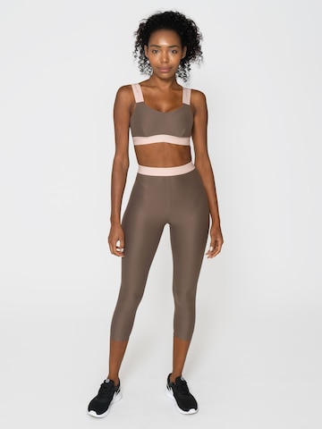 Bustier Soutien-gorge de sport 'Zinal' Horizon Athletic en marron