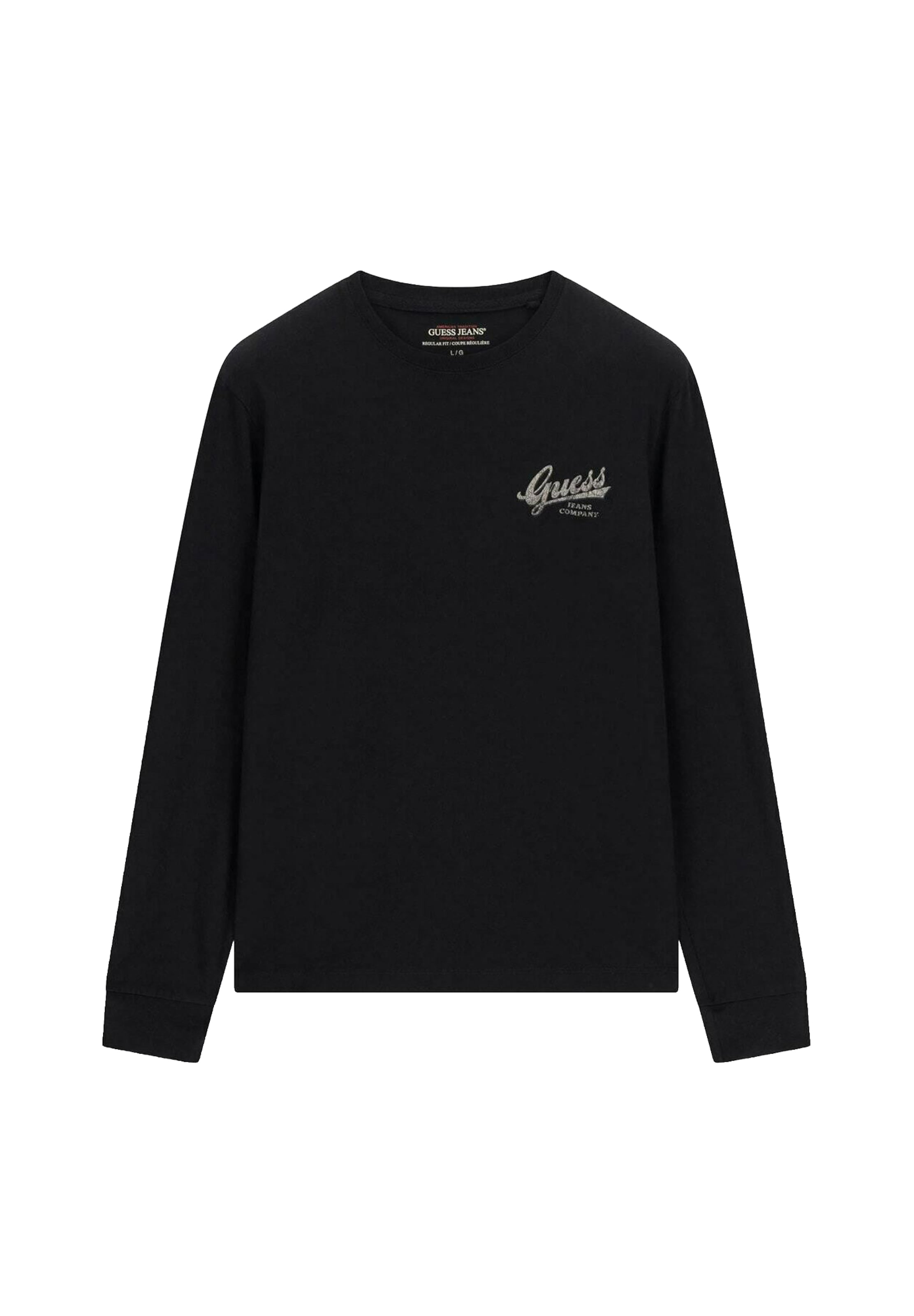 GUESS JEANS Shirt in Black: front
