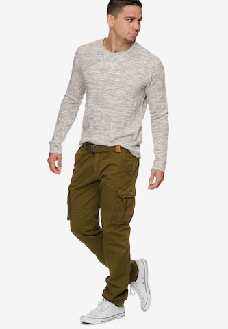 INDICODE JEANS Regular Cargo Pants 'William' in Green