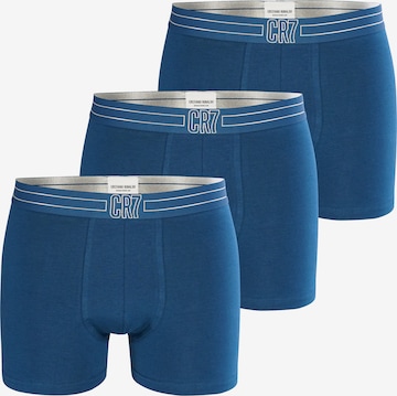 CR7 - Cristiano Ronaldo - Boxers em azul: frente