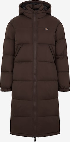 DICKIES Płaszcz zimowy 'ALATNA' w kolorze brązowy: przód