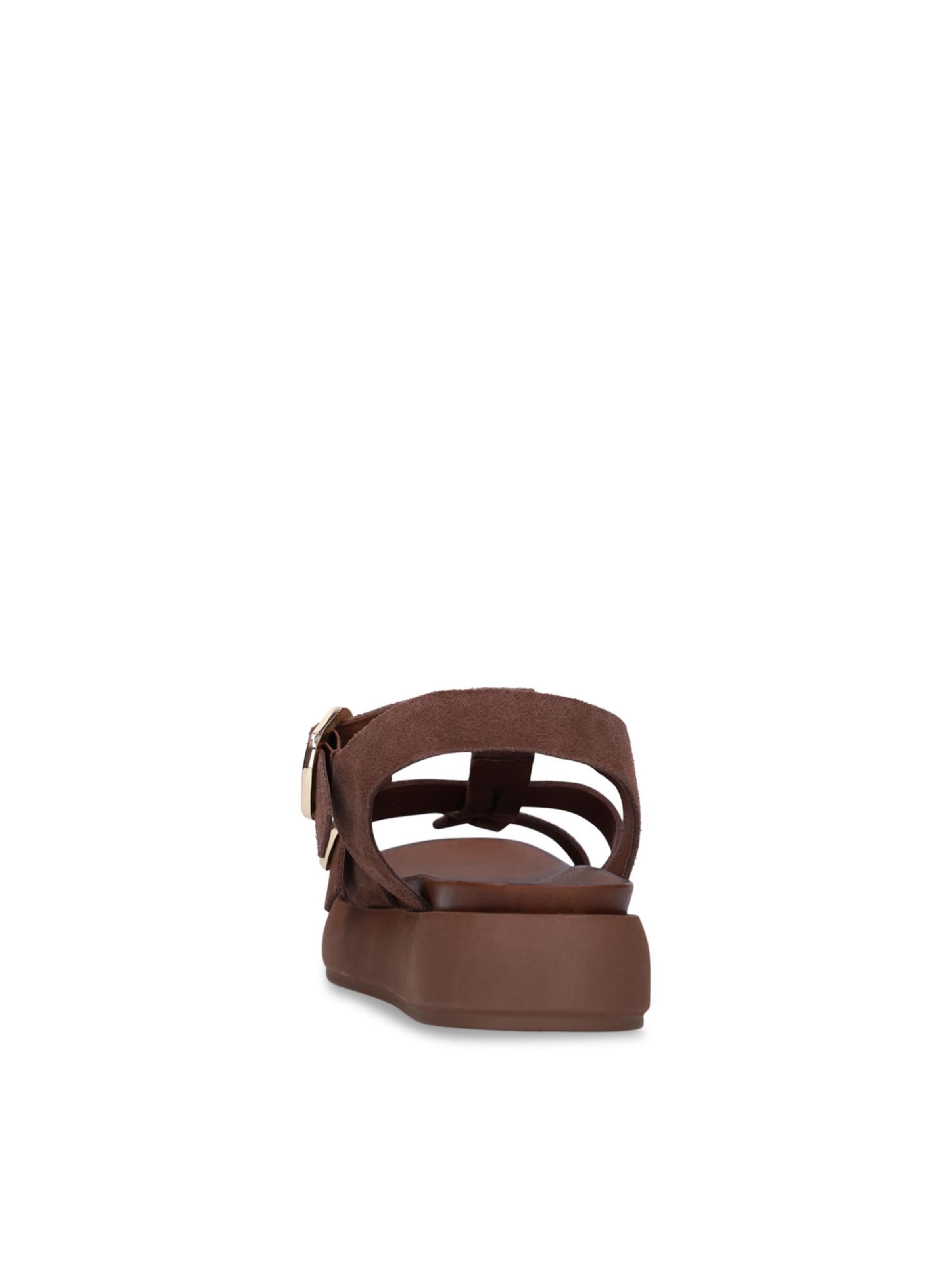 MANFIELD Sandaal in Bruin